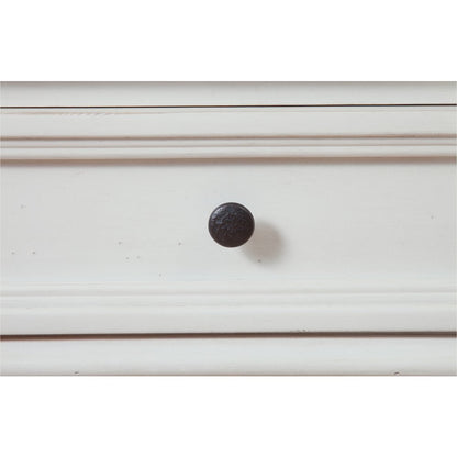 Stonebrook 5-Drawer Chest - Distressed Antique White