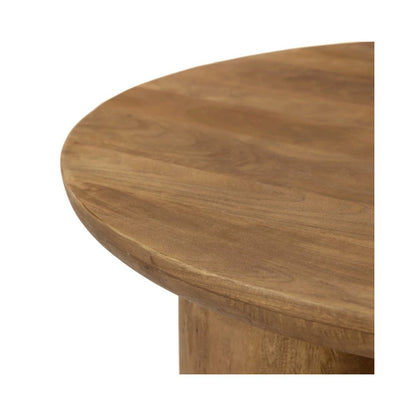 Sullivan Round Coffee Table - Spice Tan