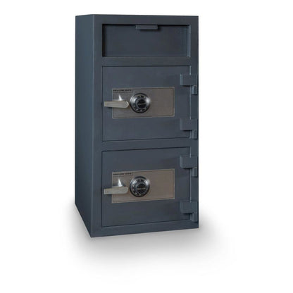 Double Door Depository Safe Gray