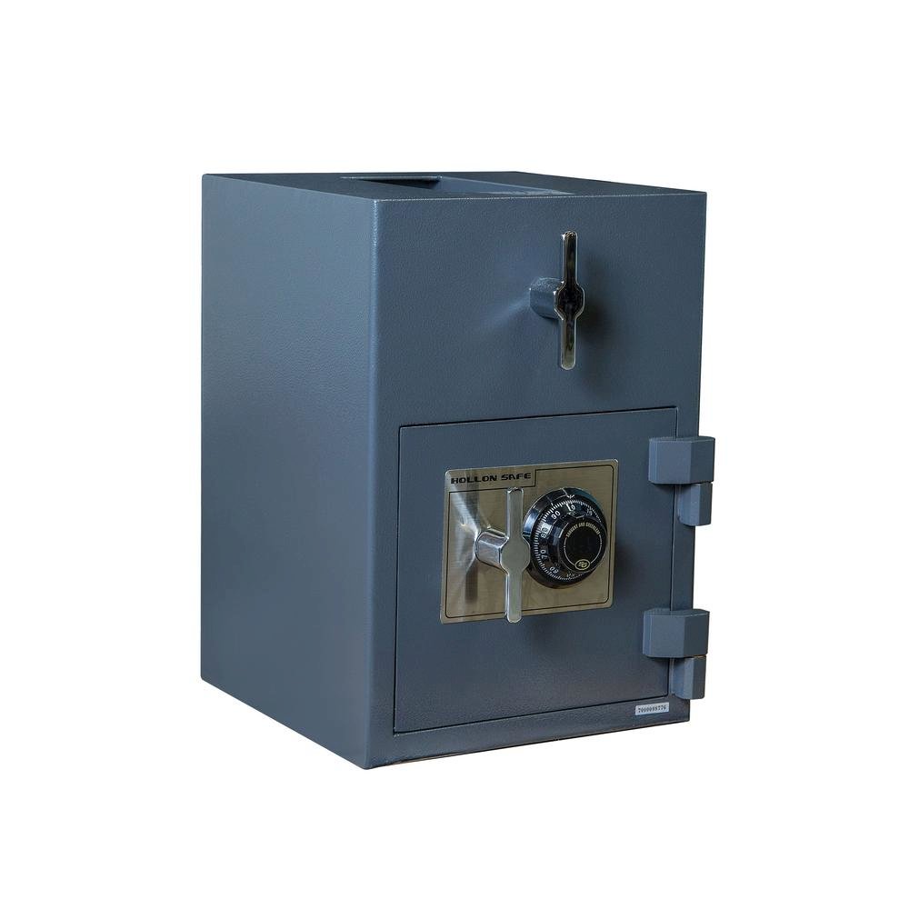 Rotary Hopper Depository Safe Gray