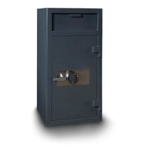 Depository Safe with inner locking department Gray