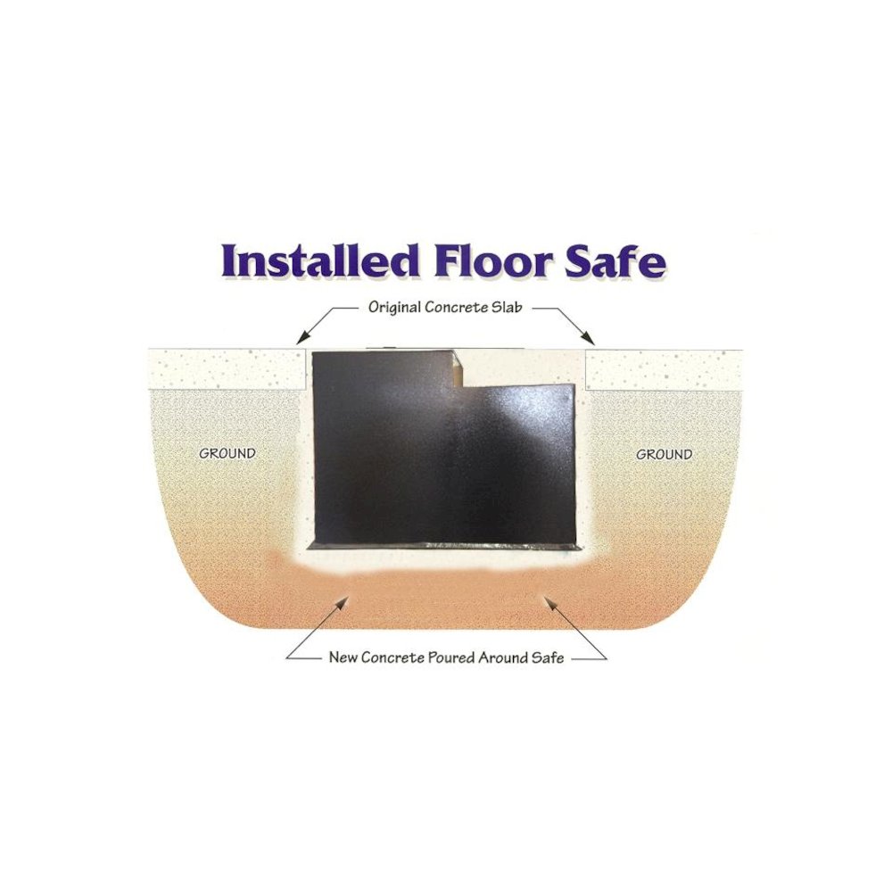 Floor Safe Gray