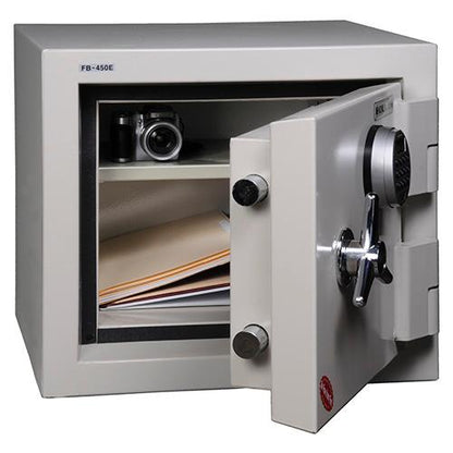 Fire and Burglary Safe White