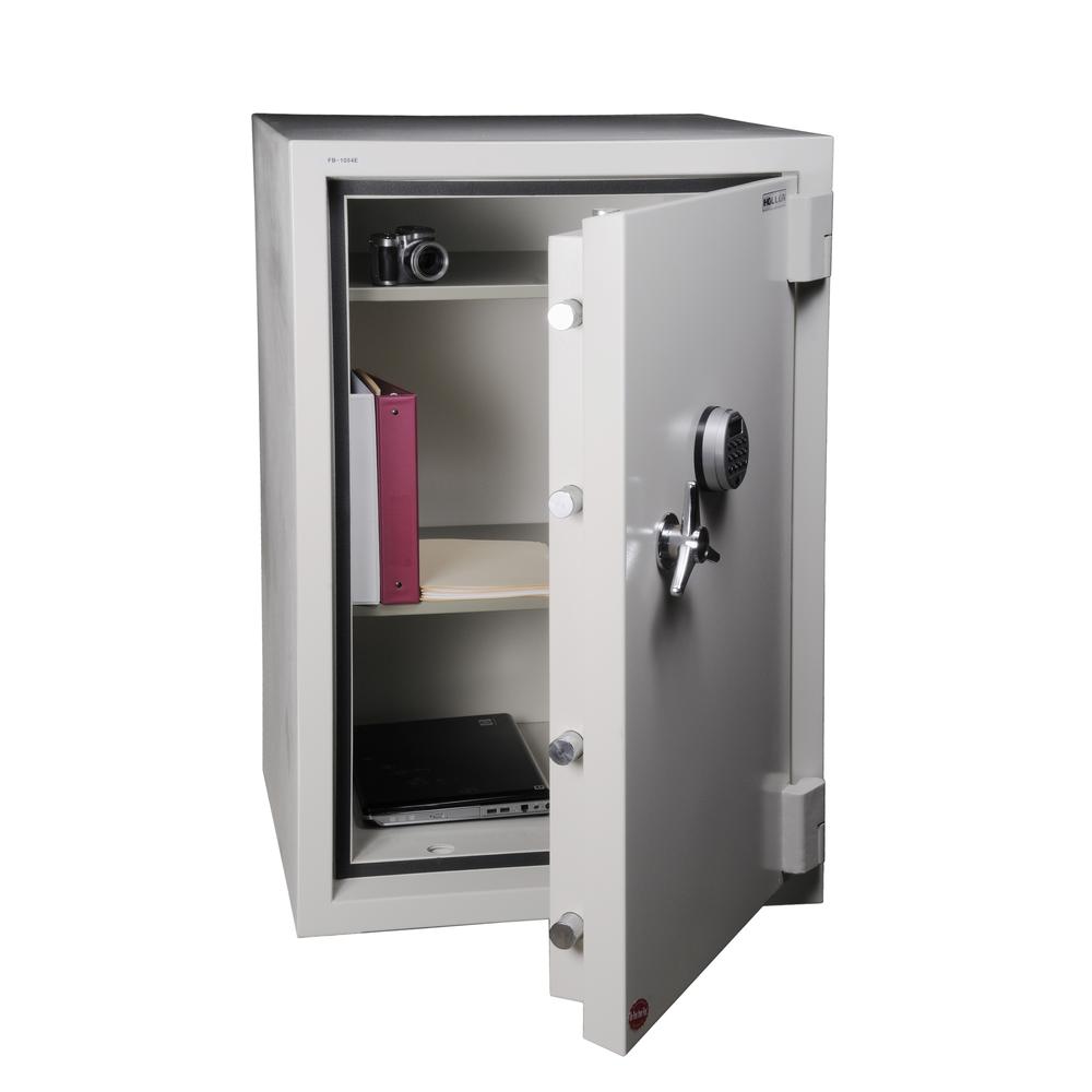 Fire and Burglary Safe White
