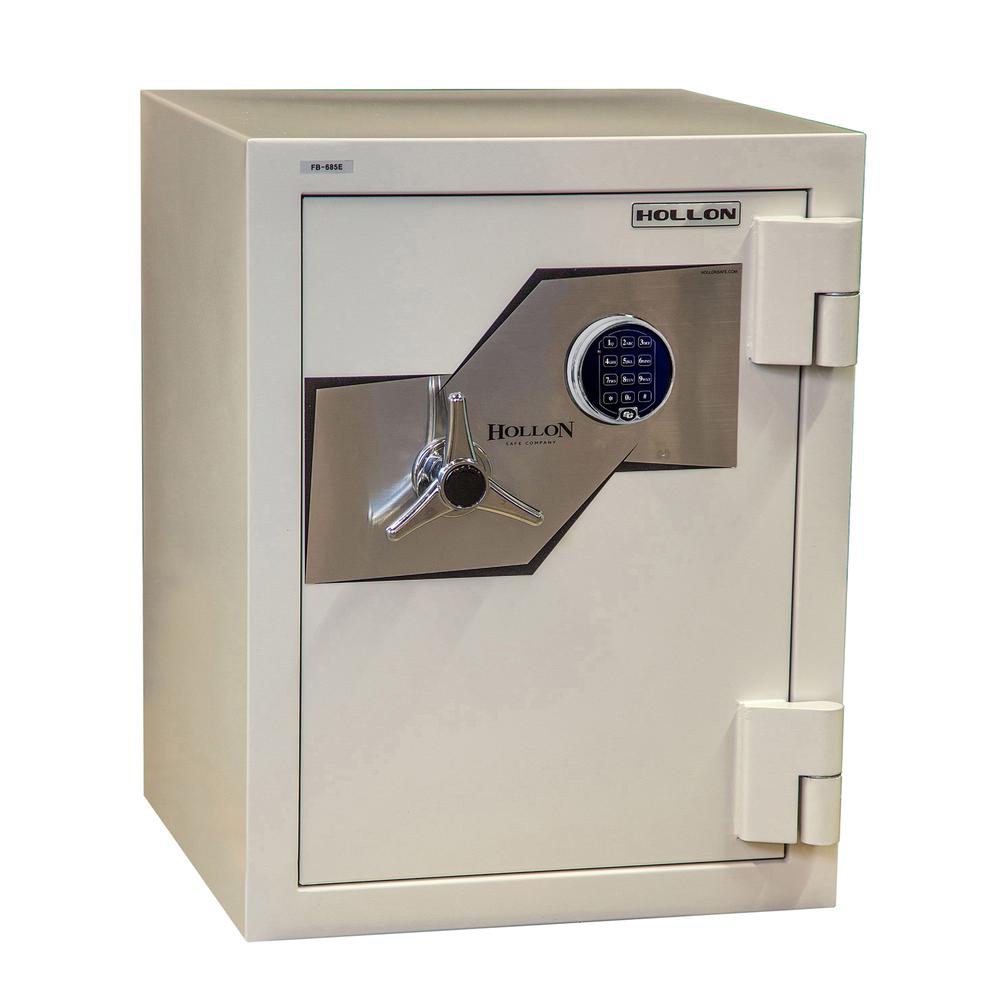 Fire and Burglary Safe White