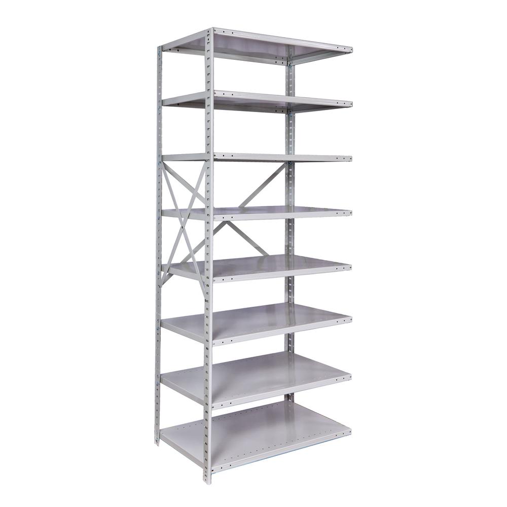 MedSafe Antimicrobial Hi-Tech Shelving 711 Light Gray
