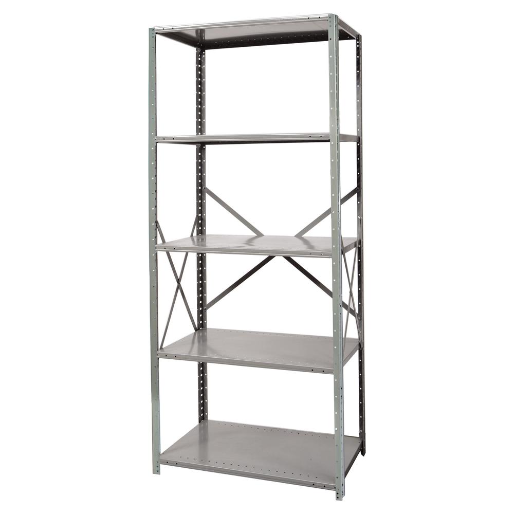 Hallowell Hi-Tech Metal Shelving 725 Dark Gray