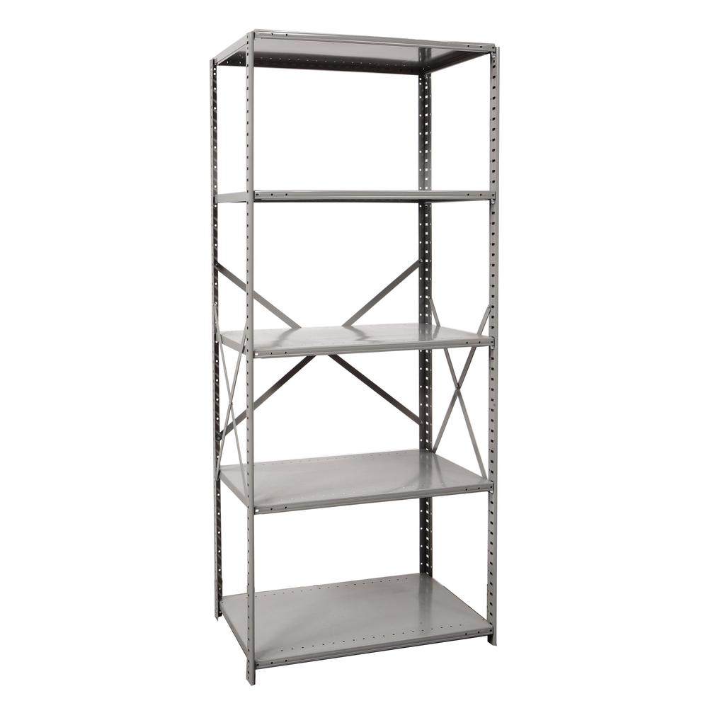 Hallowell Hi-Tech Metal Shelving 725 Dark Gray