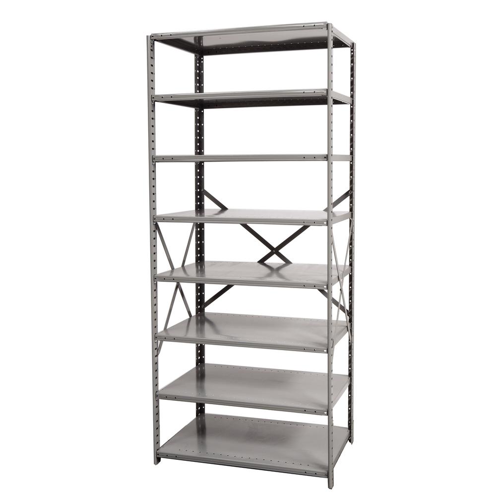 Hallowell Hi-Tech Metal Shelving 725 Dark Gray