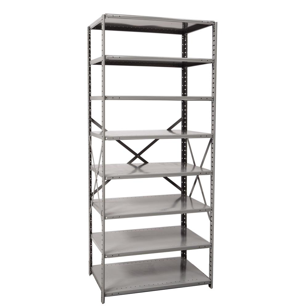 Hallowell Hi-Tech Metal Shelving 725 Dark Gray