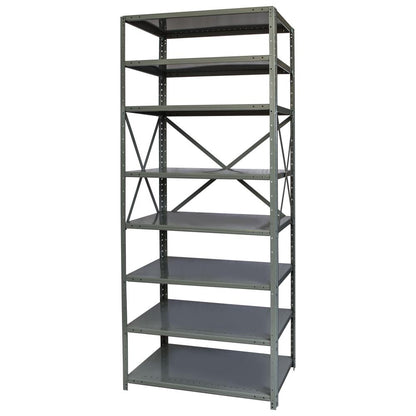 Hallowell Hi-Tech Metal Shelving 725 Dark Gray