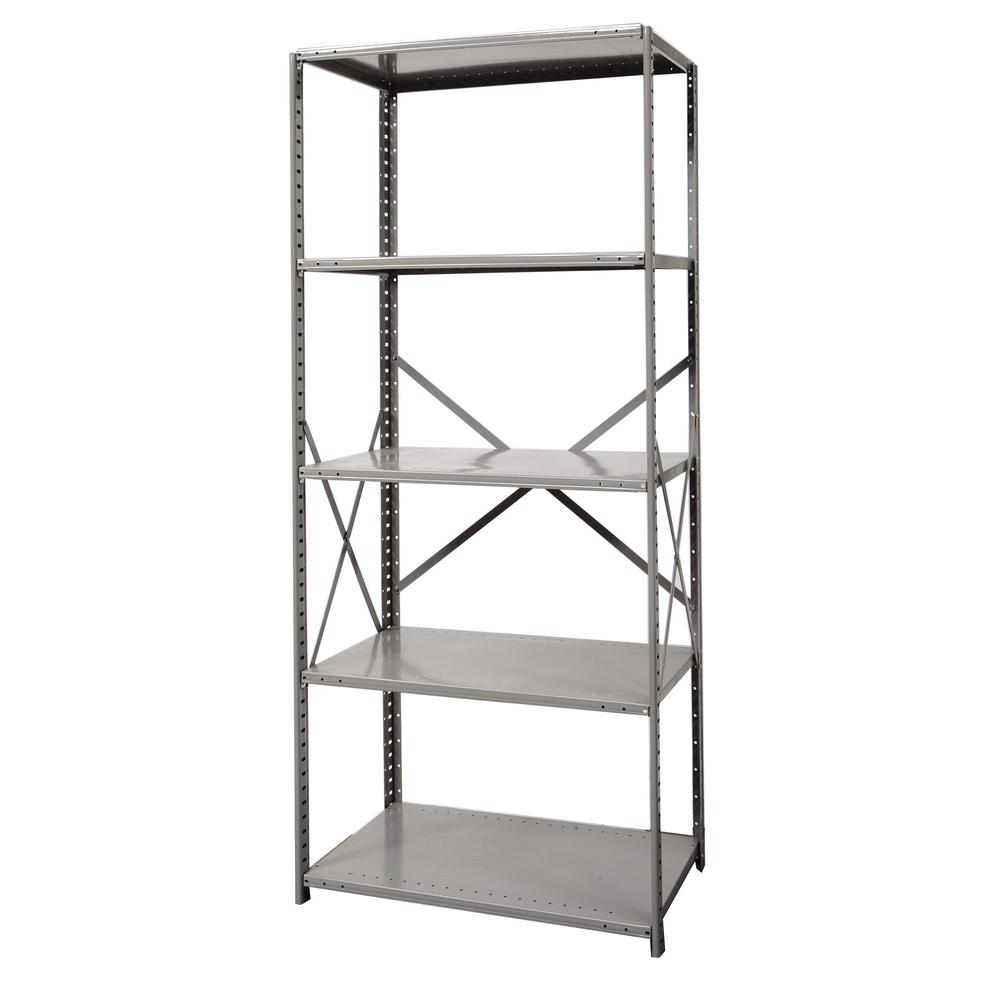 Hallowell Hi-Tech Metal Shelving 725 Dark Gray