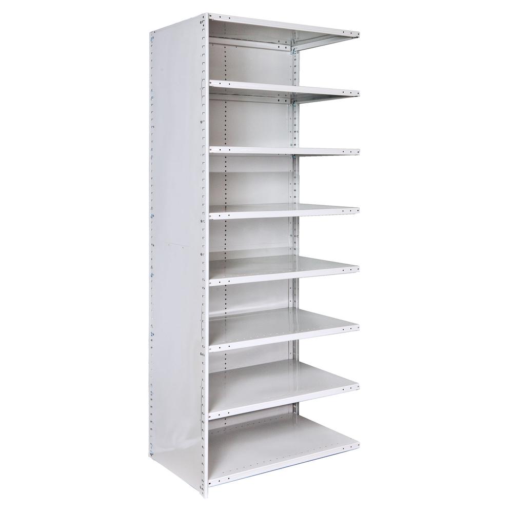 MedSafe Antimicrobial Hi-Tech Shelving 711 Light Gray