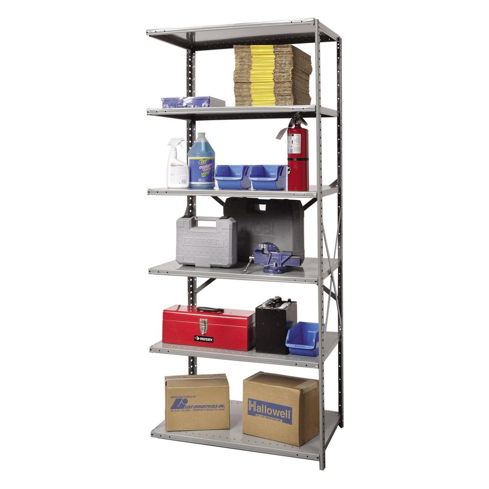 Hallowell Hi-Tech Metal Shelving 725 Dark Gray