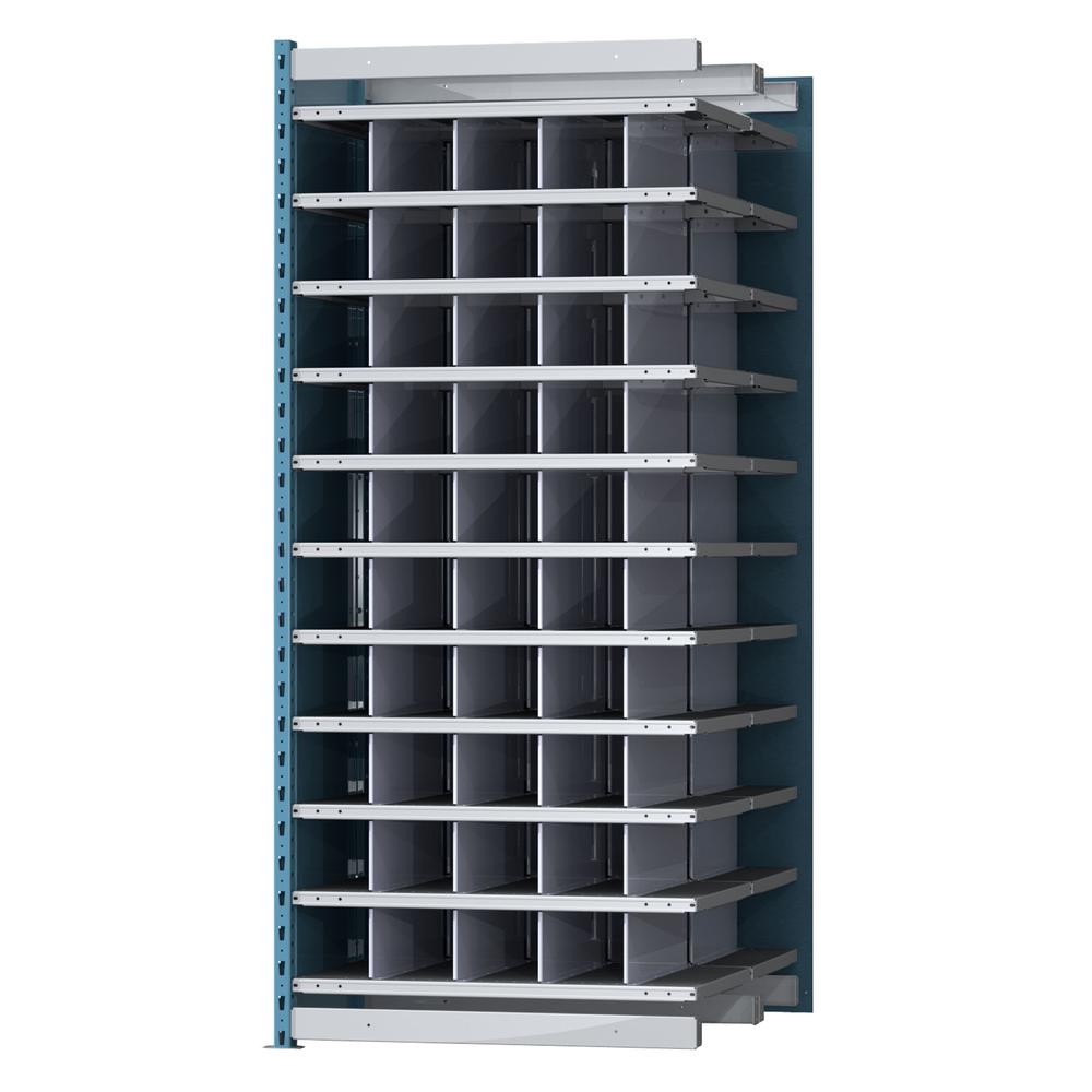 Hallowell Deep Bin Shelving 707 Marine Blue Posts Sides