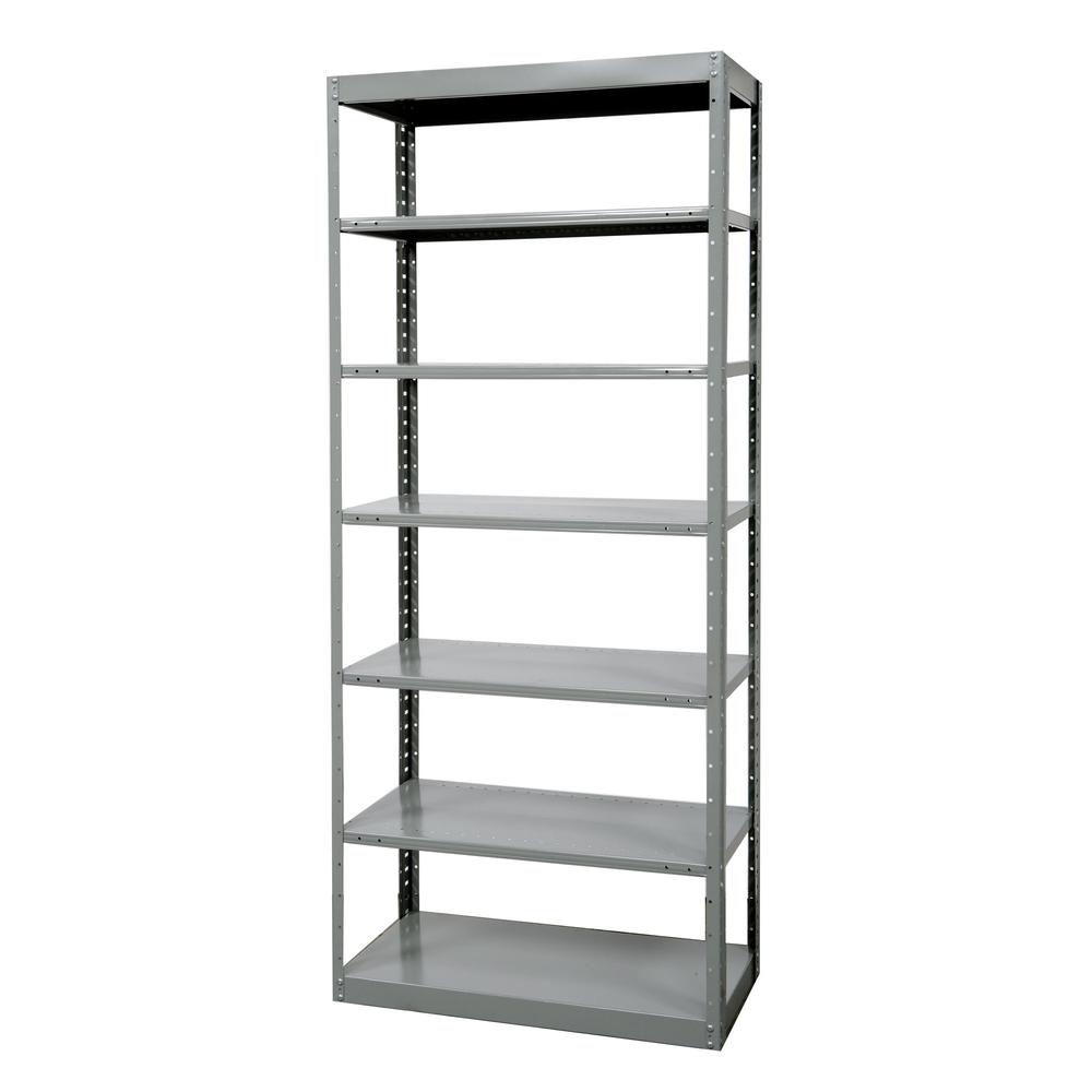 Hallowell Hi-Tech Metal Shelving 725 Dark Gray