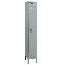 Hallowell Premium Locker, 725 Dark Gray, Single Tier, 1-Wide, Assembled