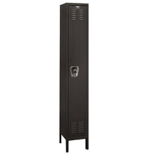 Hallowell ReadyBuilt Locker, 708 Black, Single Tier, 1-Wide, Assembled