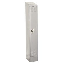Hallowell ReadyBuilt II Locker, 711 Light Gray, Single Tier, 1-Wide, Assembled