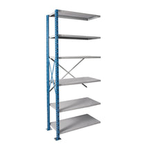 Hallowell H-Post High Capacity Shelving 707 Marine Blue Posts Side Sway Braces