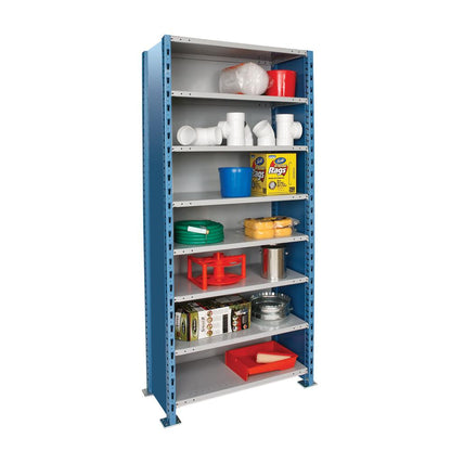 Hallowell H-Post High Capacity Shelving 707 Marine Blue Posts Sides