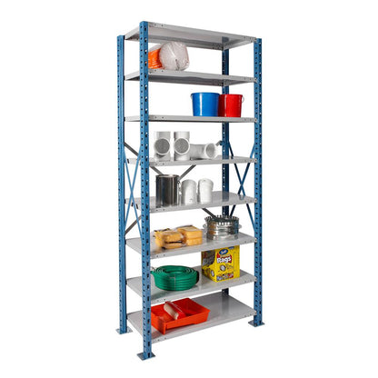 Hallowell H-Post High Capacity Shelving 707 Marine Blue Posts Side Sway Braces