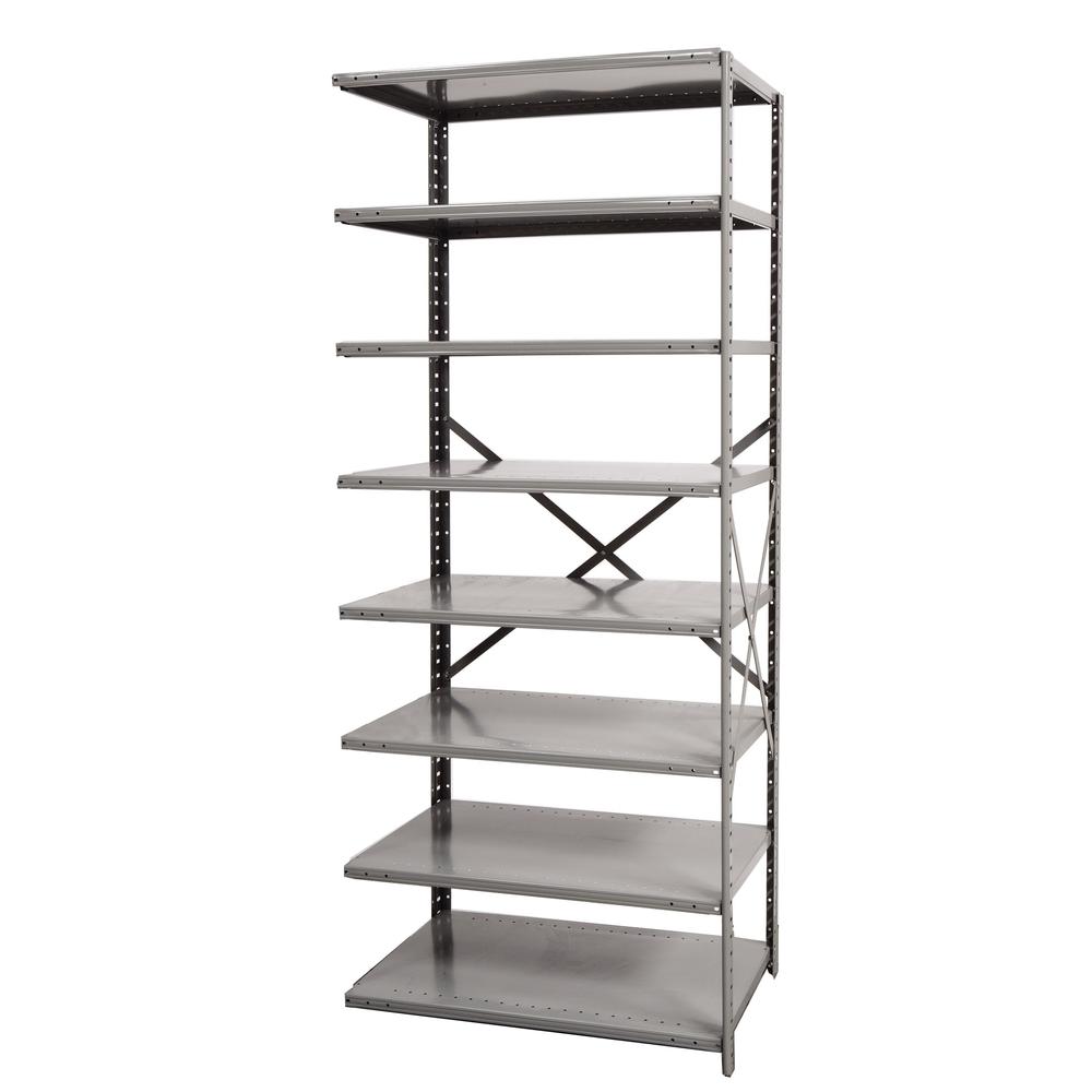 Hallowell Hi-Tech Metal Shelving 725 Dark Gray