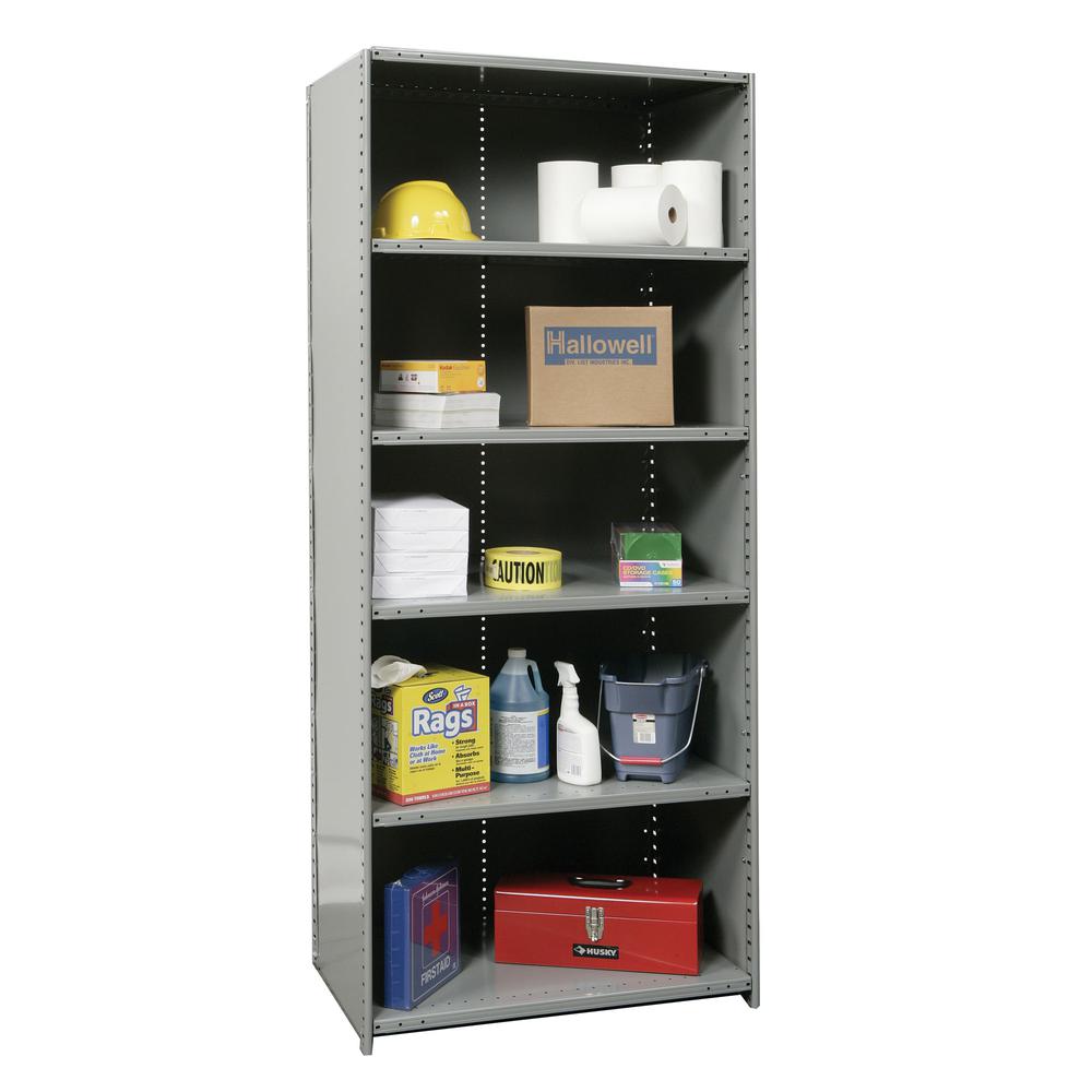 Hallowell Hi-Tech Metal Shelving 725 Dark Gray