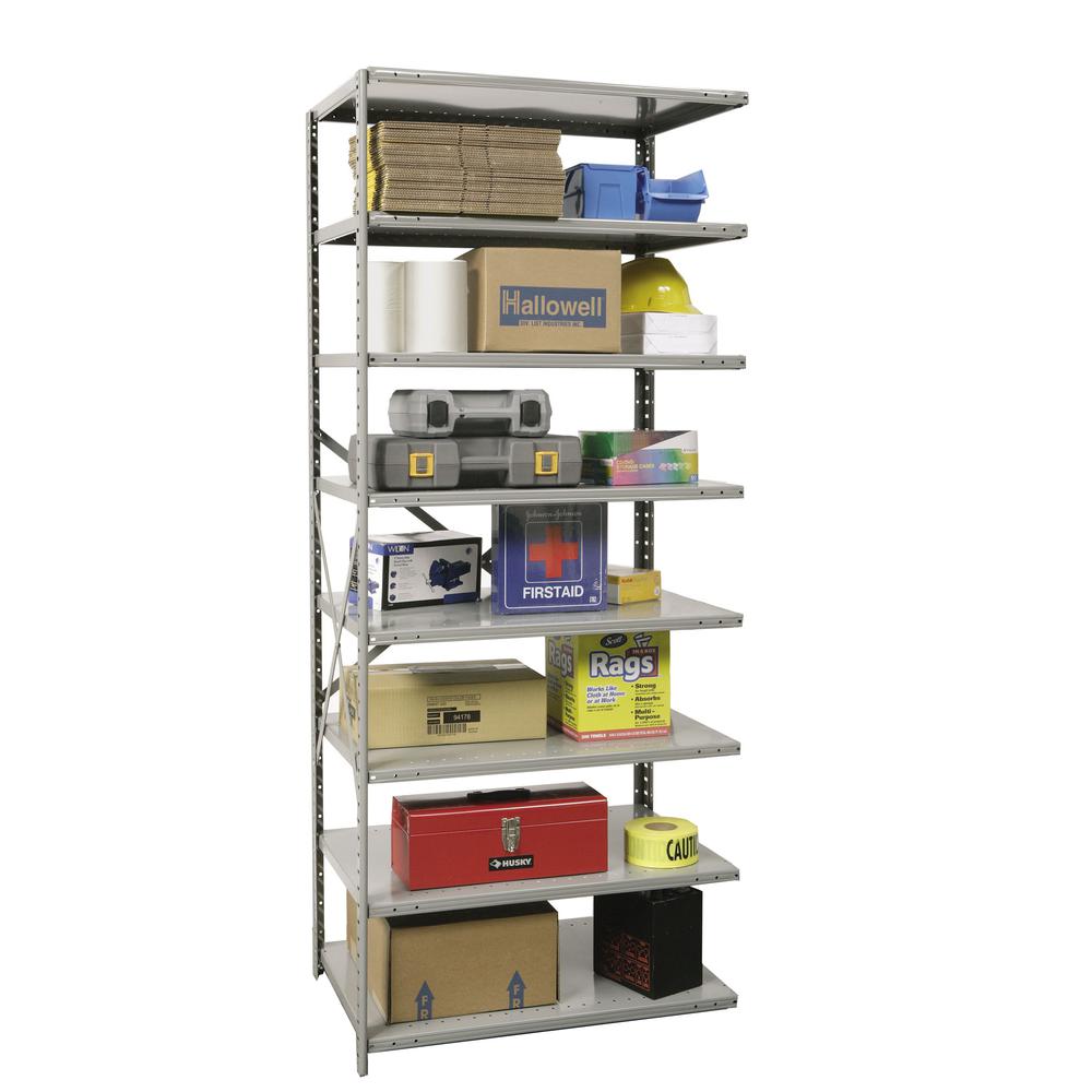 Hallowell Hi-Tech Metal Shelving 725 Dark Gray