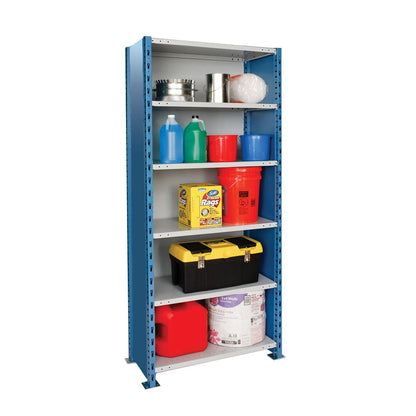 Hallowell H-Post High Capacity Shelving 707 Marine Blue Posts Sides