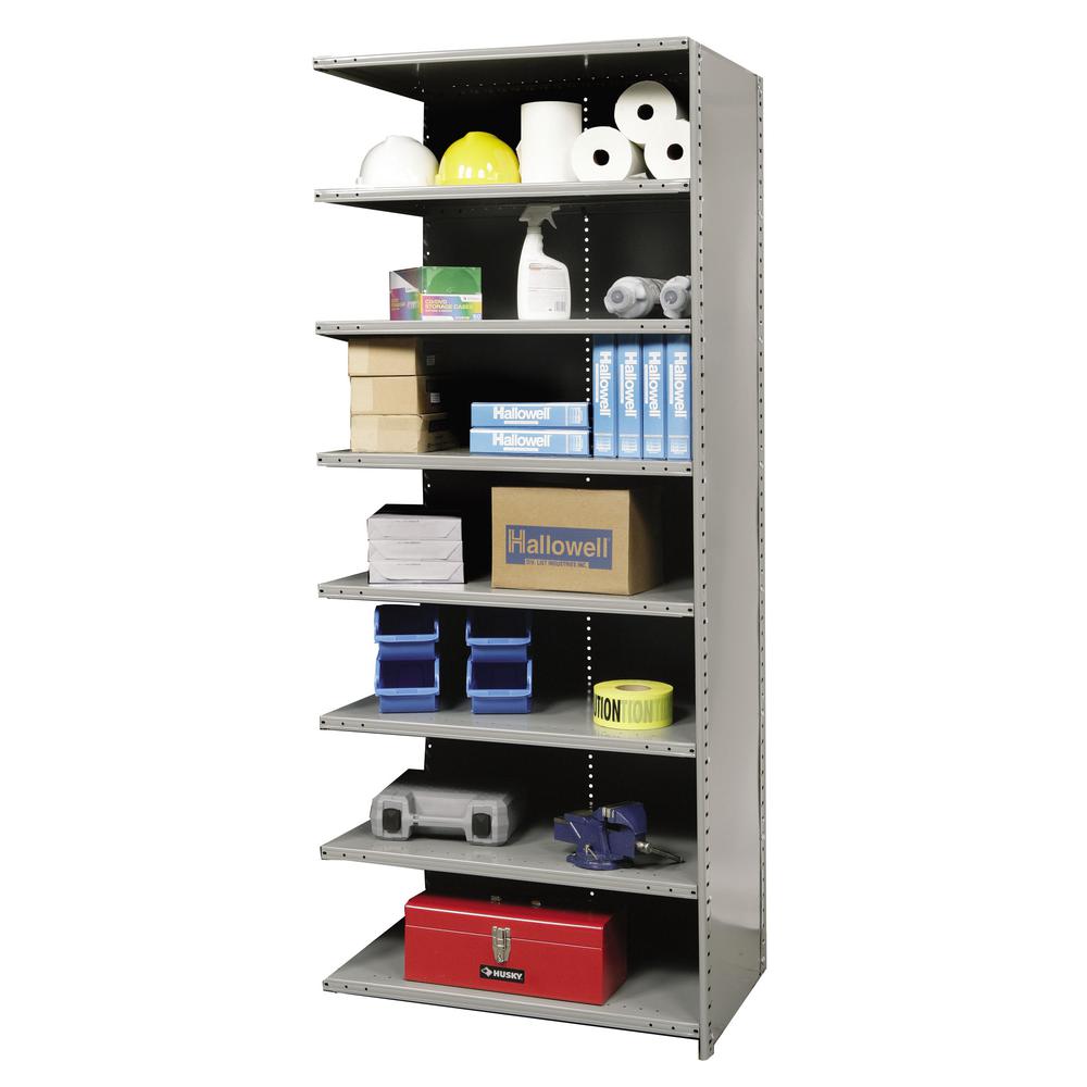 Hallowell Hi-Tech Metal Shelving 725 Dark Gray