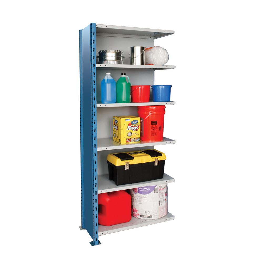 Hallowell H-Post High Capacity Shelving 707 Marine Blue Posts Sides