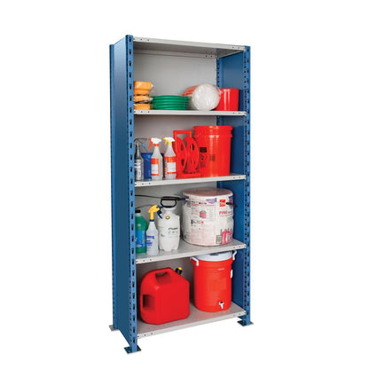 Hallowell H-Post High Capacity Shelving 707 Marine Blue Posts Sides
