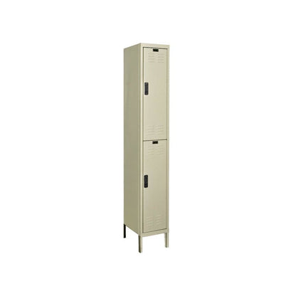Hallowell DigiTech Electronic Locker, 729 Tan, Double Tier, 1-Wide, Assembled