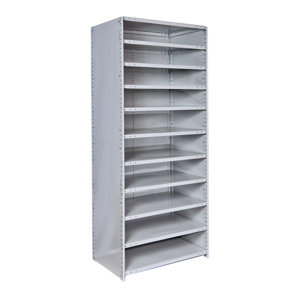 MedSafe Antimicrobial Hi-Tech Shelving 711 Light Gray