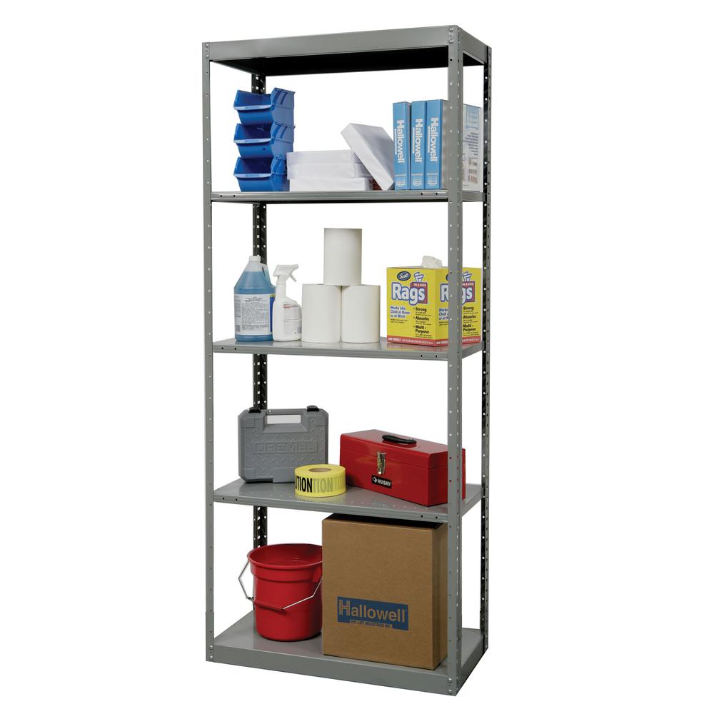 Hallowell Hi-Tech Metal Shelving 725 Dark Gray