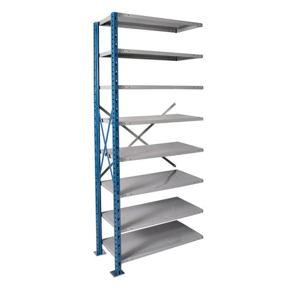 Hallowell H-Post High Capacity Shelving 707 Marine Blue Posts Side Sway Braces