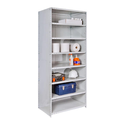 MedSafe Antimicrobial Hi-Tech Shelving 711 Light Gray