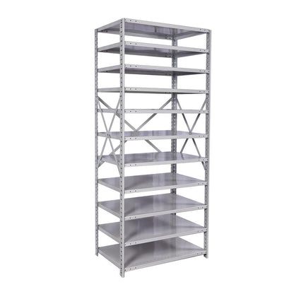 MedSafe Antimicrobial Hi-Tech Shelving 711 Light Gray
