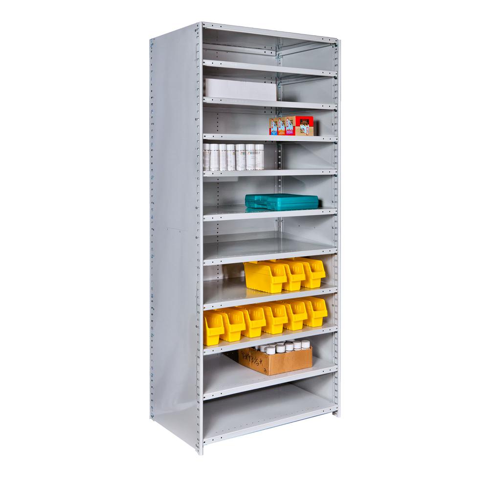 MedSafe Antimicrobial Hi-Tech Shelving 711 Light Gray