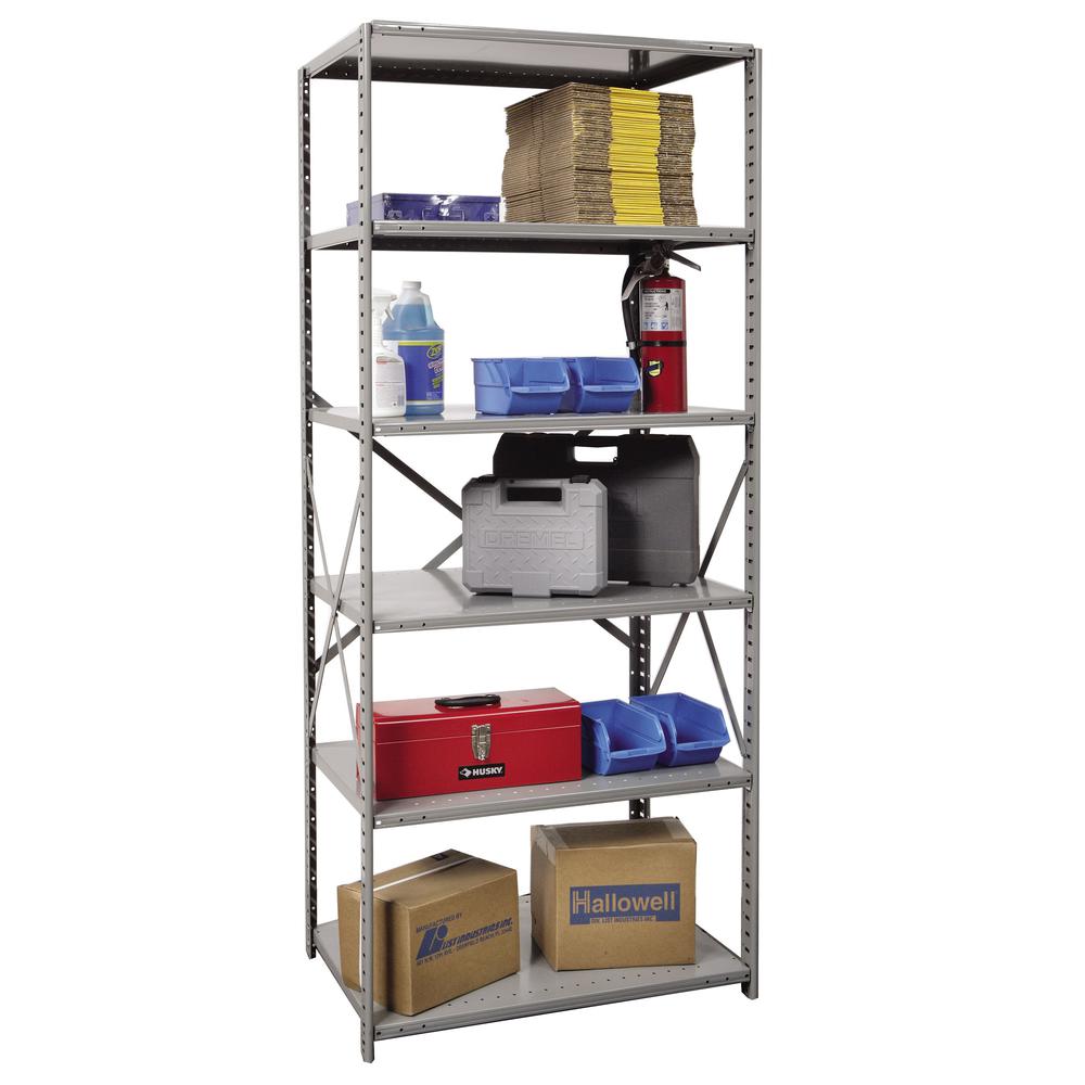 Hallowell Hi-Tech Metal Shelving 725 Dark Gray