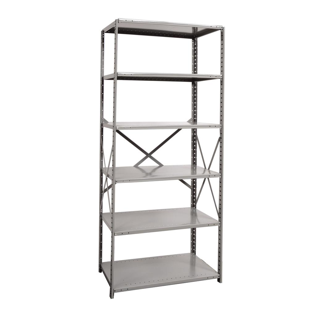 Hallowell Hi-Tech Metal Shelving 725 Dark Gray