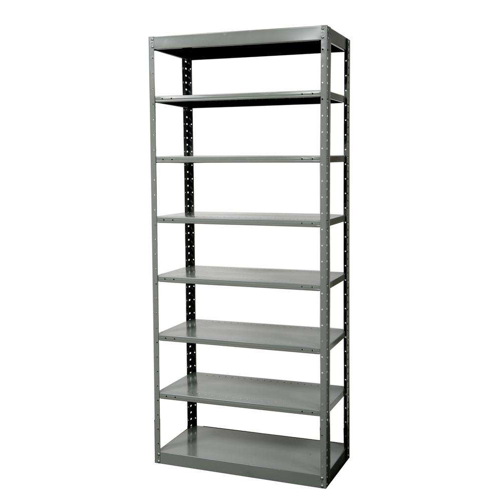 Hallowell Hi-Tech Metal Shelving 725 Dark Gray