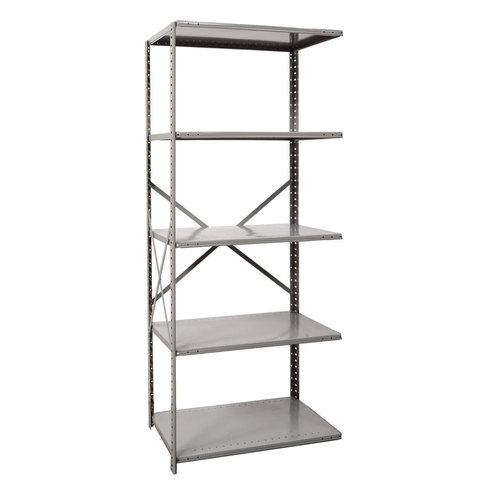 Hallowell Hi-Tech Metal Shelving 725 Dark Gray