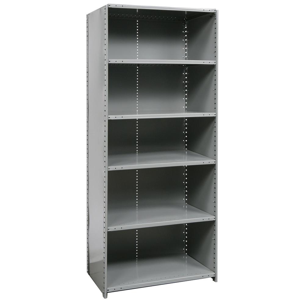 Hallowell Hi-Tech Metal Shelving 725 Dark Gray