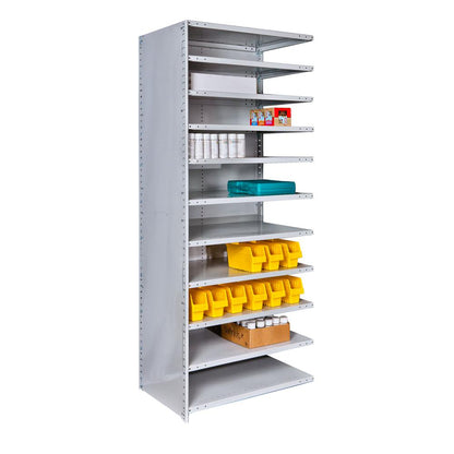 MedSafe Antimicrobial Hi-Tech Shelving 711 Light Gray