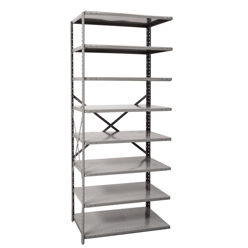 Hallowell Hi-Tech Metal Shelving 725 Dark Gray