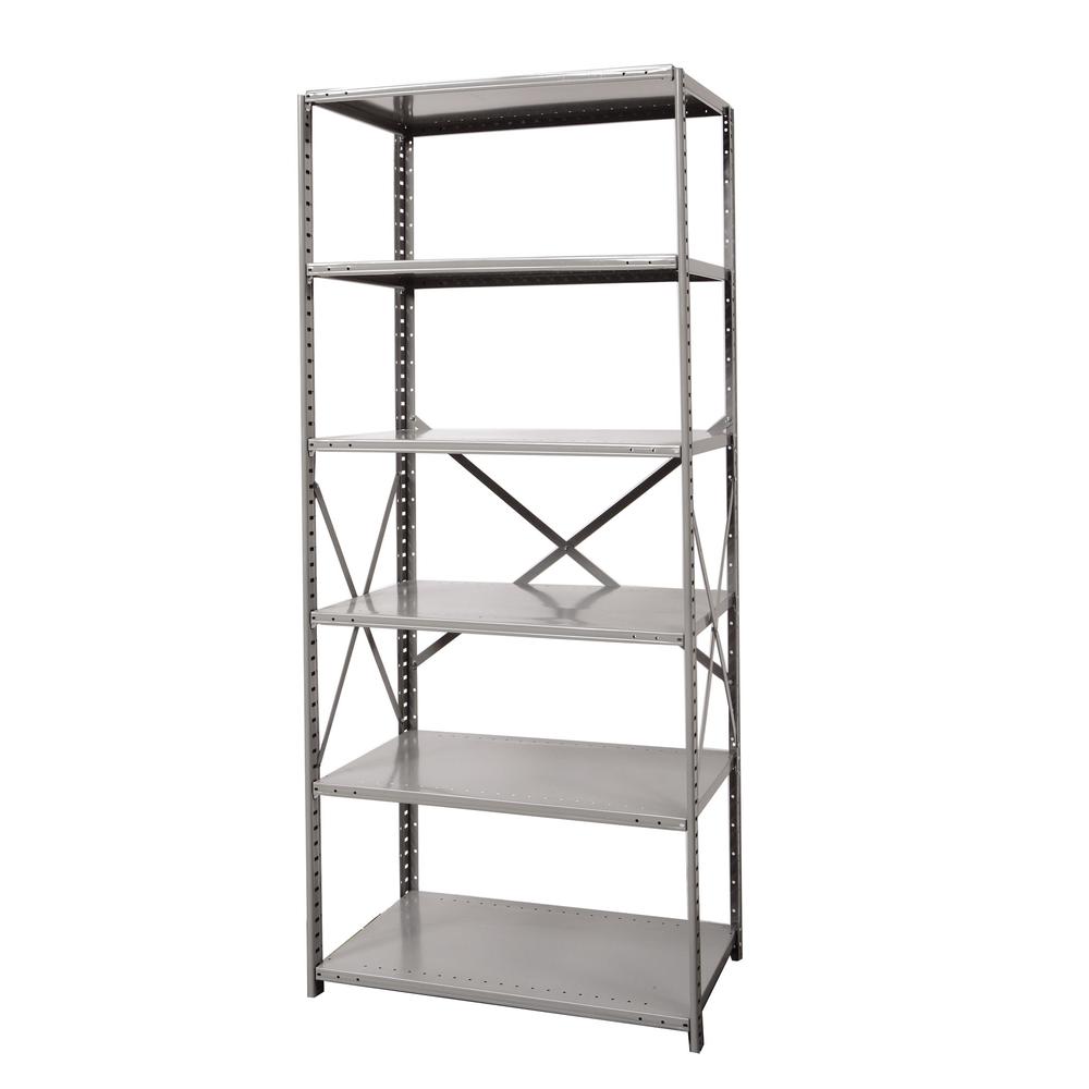 Hallowell Hi-Tech Metal Shelving 725 Dark Gray