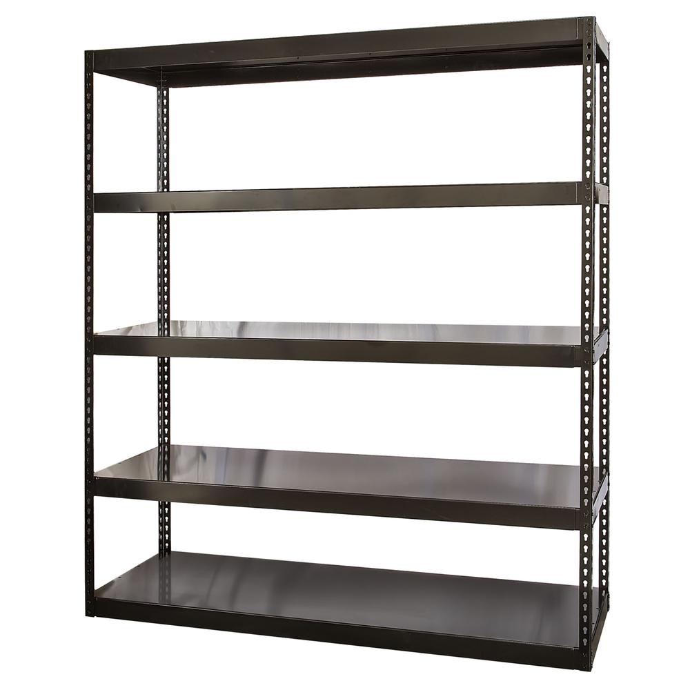 High Capacity Waterfall Deck Shelving 708 Midnight Ebony (black)