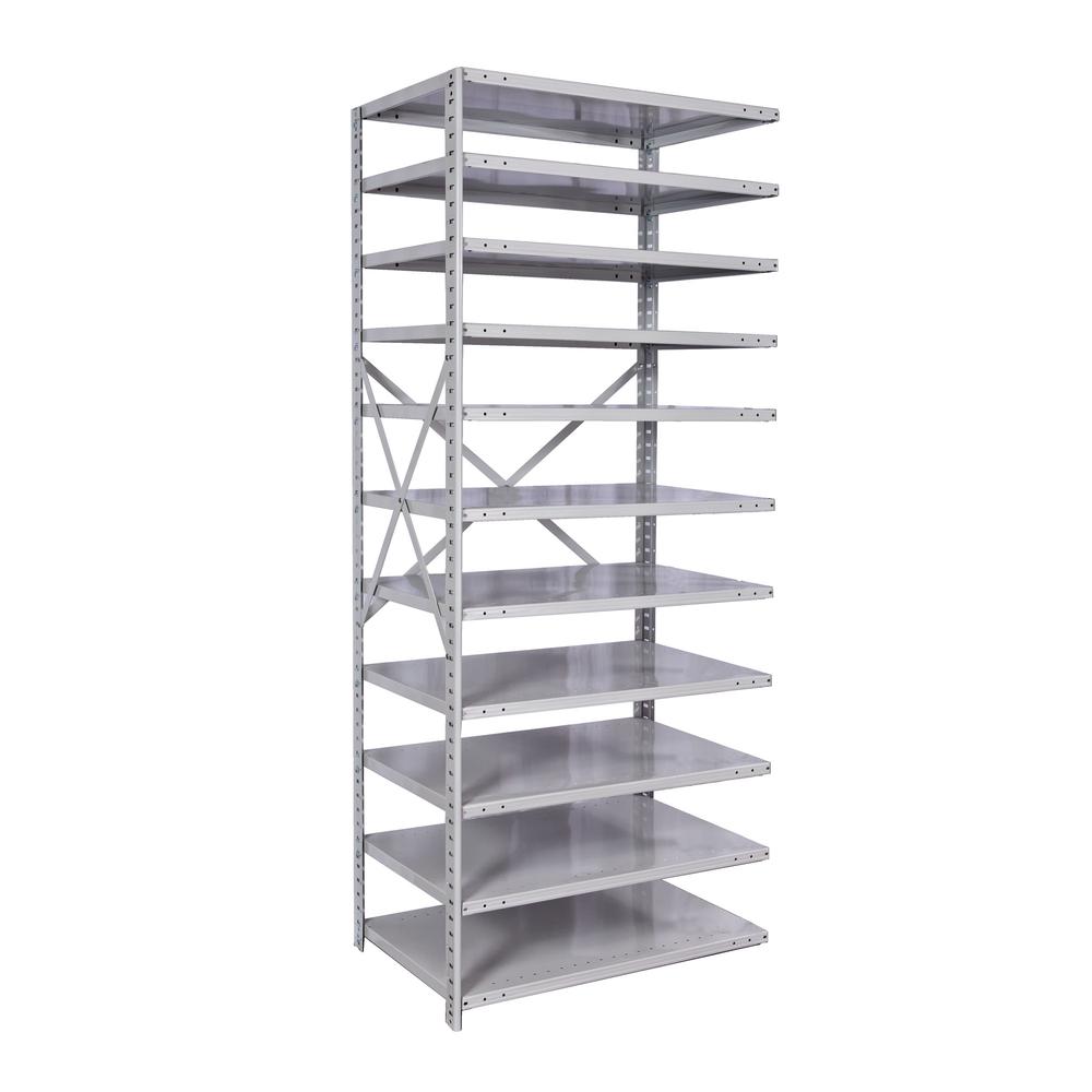 MedSafe Antimicrobial Hi-Tech Shelving 711 Light Gray
